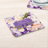 Monogrammed Onderzetters van Floral Paper (Schuin)