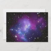 Monogrammed Paarse Galaxy Cluster (Achterkant)