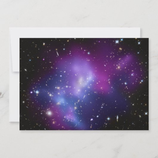 Monogrammed Paarse Galaxy Cluster (Achterkant)