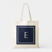 Monogrammed Paperback Prinses Boek Liefhebbers Tote Bag (Achterkant)