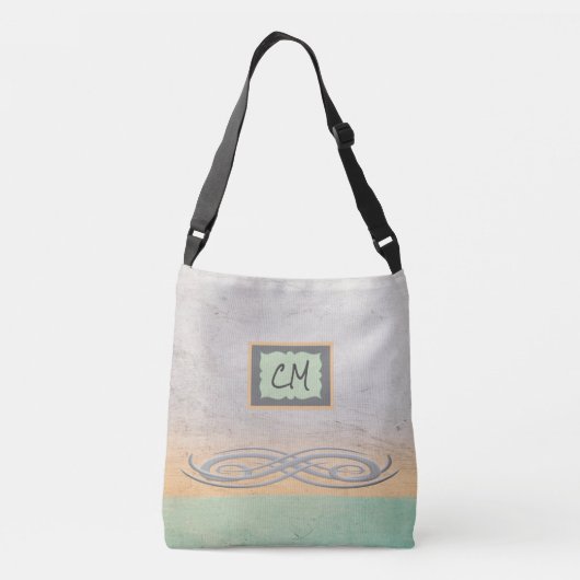 Monogrammed Pastel Canvas tas (Achterkant)