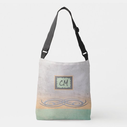 Monogrammed Pastel Canvas tas (Voorkant)