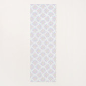 Monogrammed Pastel Rainbow Sundae Mandala Art Deco Yogamat (Achterkant)