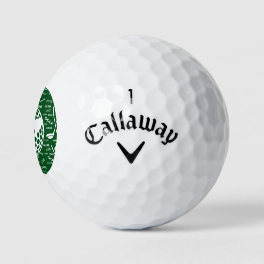 Monogrammed Pattern voor de Golfer Golfballen (Logo)