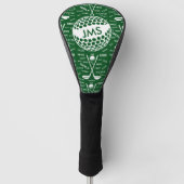 Monogrammed Pattern voor de Golfer Golfheadcover (Voorkant)