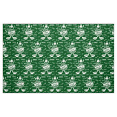 Monogrammed Pattern voor de Golfer Stof (Fat Quarter)