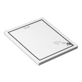 Monogrammed Pen Note Pad Notitieblok (Schuin)