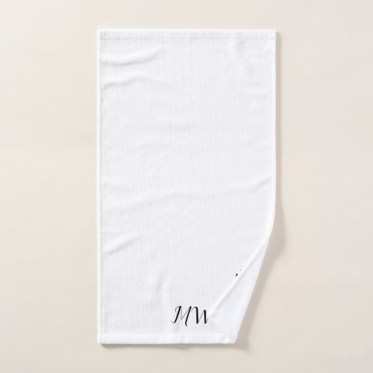 Monogrammed Penguin Design Bad Handdoek (Handdoek)