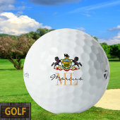 Monogrammed Pennsylvania Flag & Pennsylvania, Vere Golfballen