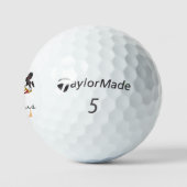 Monogrammed Pennsylvania Flag & Pennsylvania, Vere Golfballen (Logo)