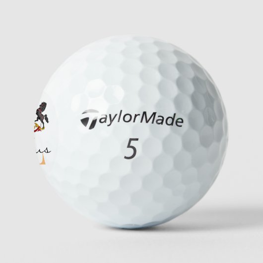 Monogrammed Pennsylvania Flag & Pennsylvania, Vere Golfballen (Logo)