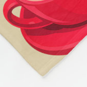 Monogrammed personalize fleece blanket coffee deken (Hoek)