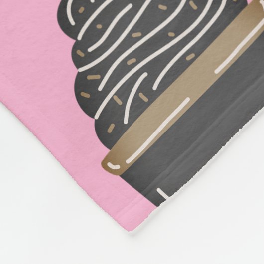 Monogrammed personalize fleece blanket coffee deken (Hoek)