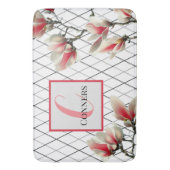 Monogrammed Personalized Bathroom Rug Badmat (Voorkant Verticaal)