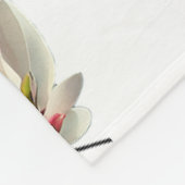 Monogrammed Personalized Fleece Blanket Deken (Hoek)