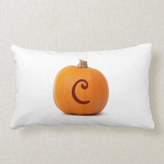 Monogrammed Personalized Herfst Pumpkin Sierkussen Kussen