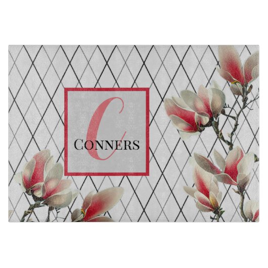 Monogrammed Personalized Kitchen Cutting Board Snijplank (Voorkant)