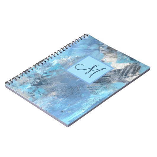 Monogrammed Personalized Modern Journal Notitieboe Notitieboek (Linkerzijde)