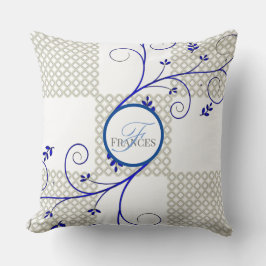 Monogrammed Personalized Sierkussen