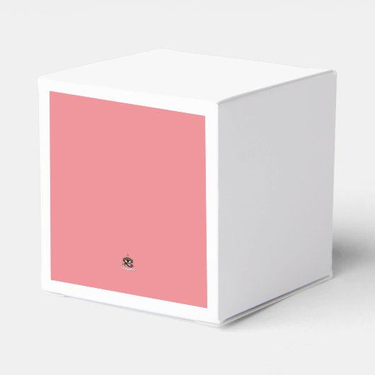 Monogrammed Personalized Wildwood Flowers Box Bedankdoosjes (Achterkant)