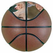 Monogrammed Photo Team Coach School Club Player Basketbal (Rechts)