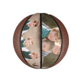 Monogrammed Photo Team Coach School Club Player Basketbal (Verticaal)