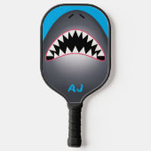 Monogrammed Pickleball Shark Paddle (Achterkant)