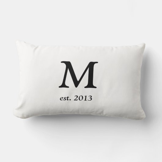 Monogrammed Pillow Kussen (Voorkant)