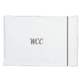 Monogrammed Pillowcase Kussensloop (Achterkant)