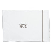 Monogrammed Pillowcase Kussensloop (Voorkant)