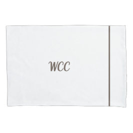 Monogrammed Pillowcase Kussensloop