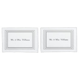 Monogrammed Pillowcases Kussensloop