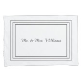 Monogrammed Pillowcases Kussensloop (Voorkant-Rechts)