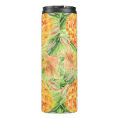 Monogrammed Pineapple Floral Thermosbeker (Achterkant)