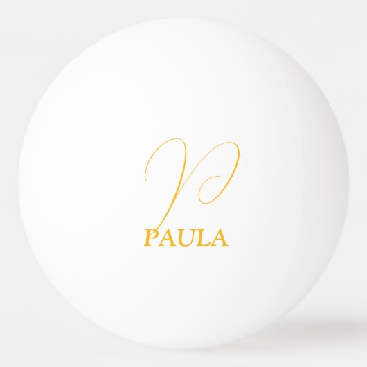 Monogrammed Ping Pong Ball (Voorkant)
