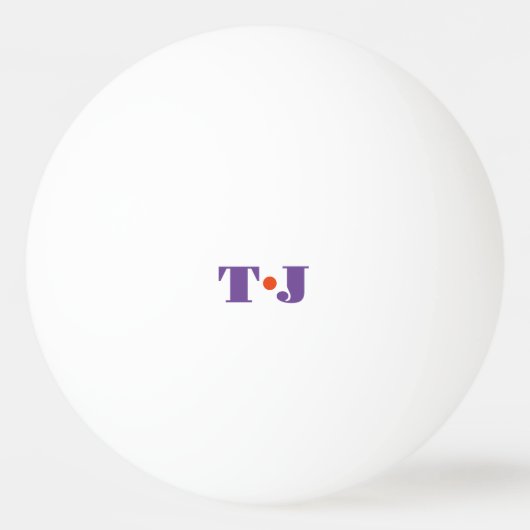 Monogrammed Ping Pong Ball (Voorkant)