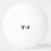 Monogrammed Ping Pong Ball (Achterkant)