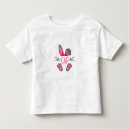 Monogrammed Pink Easter Bunny Kinder Shirts