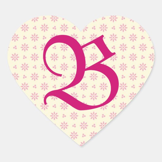 Monogrammed Pink Eyelet Sticker (Voorkant)