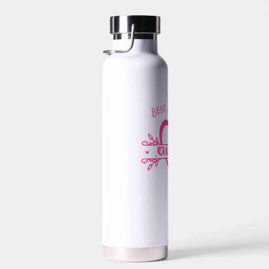 Monogrammed Pink Personalized Moederdag Gift Waterfles (Rechts)