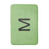 Monogrammed Pistachio Green Bath Mat (Voorkant Verticaal)