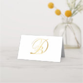 Monogrammed plaatskaarten voor Diner en Blanc pick Plaatskaartje (Achterkant)