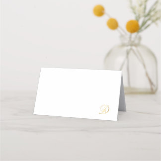 Monogrammed plaatskaarten voor Diner en Blanc pick Plaatskaartje