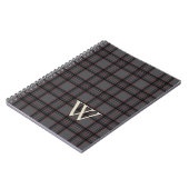 Monogrammed Plaid Notebook Notitieboek (Linkerzijde)