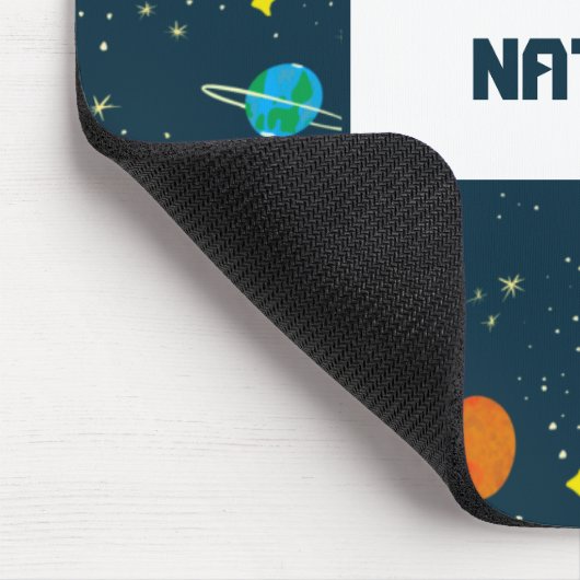 Monogrammed Planets Stars in Space Universe Galaxy Muismat (Hoek)