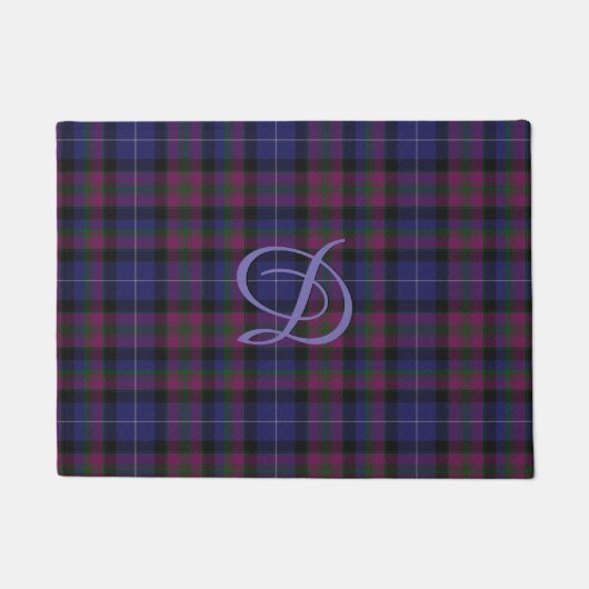 Monogrammed Pride of Scotland Pset Deurmat (Voorkant)