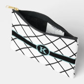 Monogrammed Print Cut Sew Bag Etui (Open)