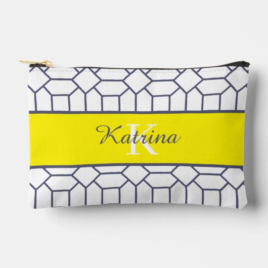 Monogrammed Print Cut Sew Bag Etui (Voorkant)