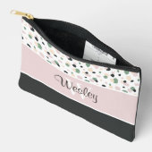 Monogrammed Print Cut Sew Bag Etui (Open)