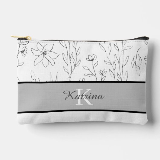 Monogrammed Print Cut Sew Bag Etui (Voorkant)